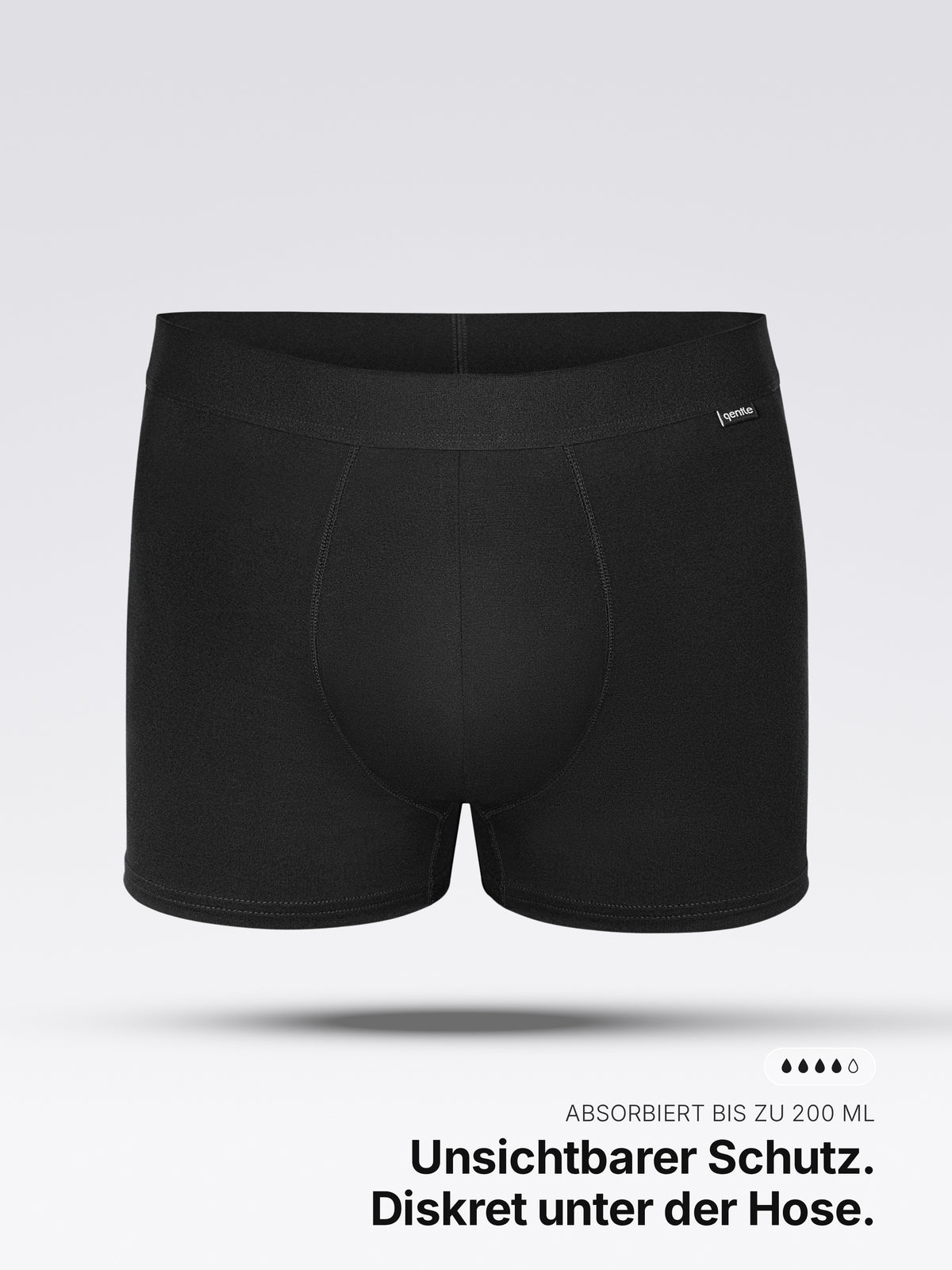 Boxershorts mit Auslaufschutz